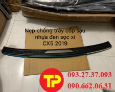 nẹp chống trầy cốp sau nhựa đen sọc si cx-5 2019