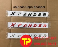 chữ dán capo xpander