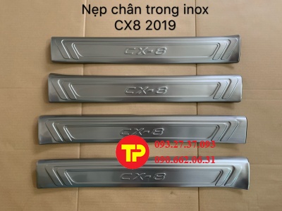 nẹp chân trong inox cx-8 2019
