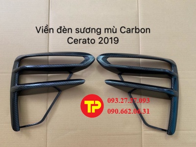 viền đèn sương mù cacbon cerato 2019
